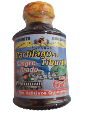 CARTILAGO DE TIBURON CON SANGRE Y UÑA